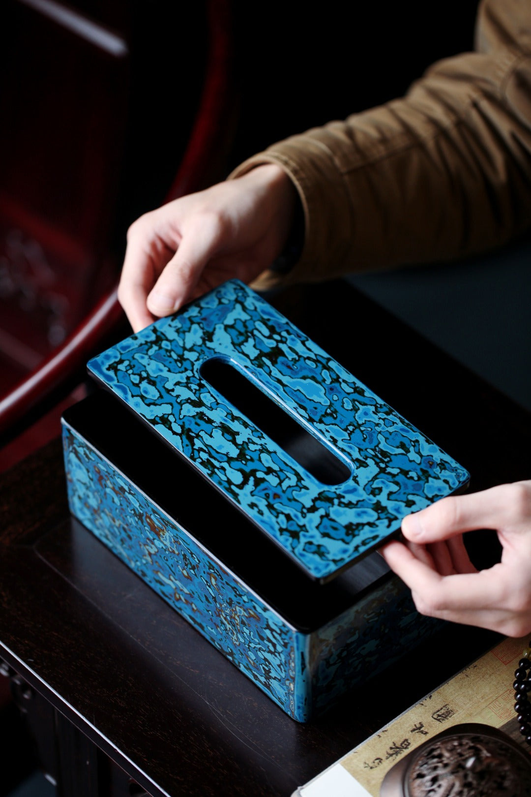 Lacquer Craft Tissue Box