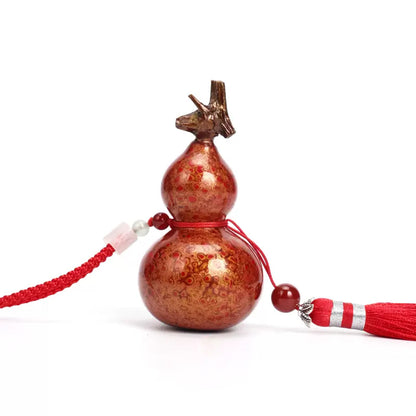 Natural Lacquer Gourd Car Hanger Gift