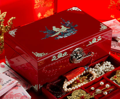 Tin Lacquer Jewelry Box