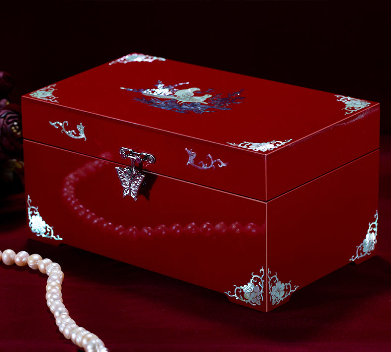 Tin Lacquer Jewelry Box